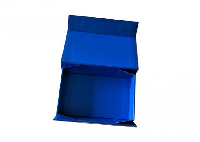 Contenitori di regalo pieganti di colore blu scuro puro per l'imballaggio dell'abito dei vestiti