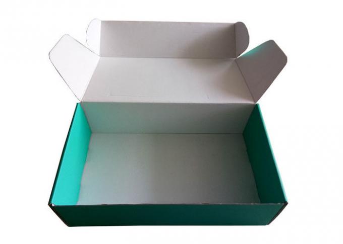 Stampi il nastro del contenitore di regalo della carta blu/inserzione della schiuma per l'imballaggio delle scarpe