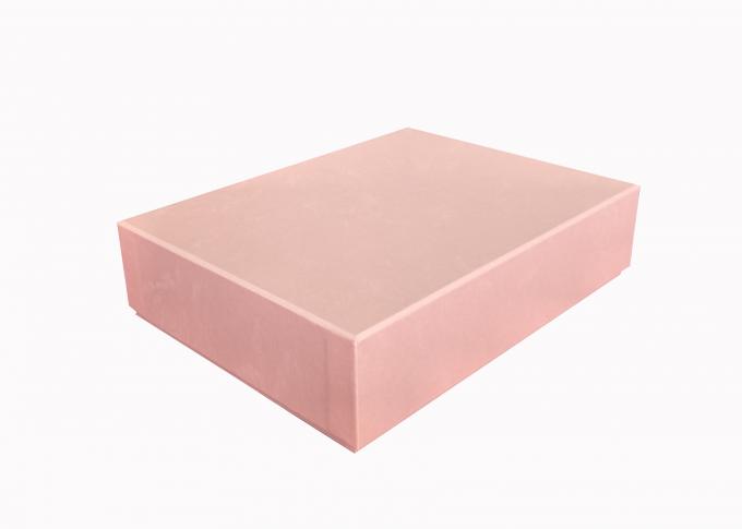 Imballaggio di carta rosa della struttura della foto di copertura del cartone dei contenitori di regalo del pacchetto del Lat dell'album