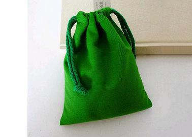 Porcellana Borse di cordone verdi su ordinazione di piccola dimensione del velluto molli proteggere gioielli fabbrica