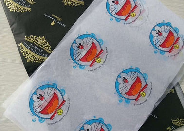 Carta da imballaggio del tessuto di seta a prova d'umidità con il modello stampato immagine del fumetto