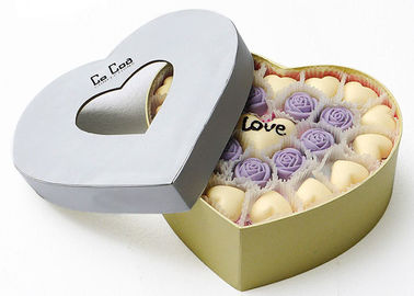 Porcellana Colore su ordinazione magnetico a forma di del contenitore di regalo della chiusura del cuore per il San Valentino fabbrica