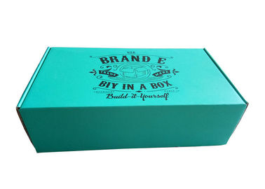 Porcellana Stampi il nastro del contenitore di regalo della carta blu/inserzione della schiuma per l&#039;imballaggio delle scarpe fabbrica