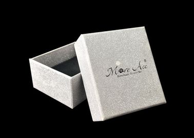 Porcellana Piccolo regalo dei gioielli di scintillio delle scatole basse dell&#039;argento e del coperchio che imballa per l&#039;orecchino fabbrica