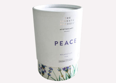Porcellana Dimensione su misura rotonda amichevole eco- dei contenitori di regalo del cartone per l&#039;imballaggio del tè fabbrica