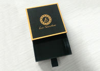 Contenitore di regalo della carta dell'orlo della scatola dei colori di oro con la timbratura calda della laminazione lucida fornitore