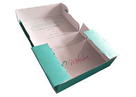 Stampa completa di Matt del contenitore di regalo della carta blu del modello del cassetto operato a forma di fornitore