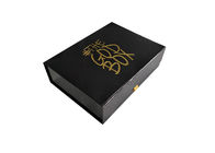 Il logo di timbratura di oro stampato piega i contenitori di regalo, contenitore di regalo di carta a forma di libro fornitore