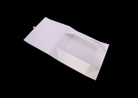 Cappuccio bianco amichevole eco- piegante UV del cartone del contenitore di regalo del punto di timbratura di oro fornitore