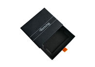 La scatola di scorrevole di carta nera della scatola di fiammiferi di colore, fa scorrere fuori il contenitore di regalo con l'inserzione della schiuma fornitore