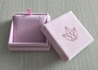 Vassoio interno di velluto del contenitore dell'inserzione rigida rosa del coperchio per l'OEM/ODM dell'anello dei gioielli disponibili fornitore
