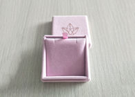 Vassoio interno di velluto del contenitore dell'inserzione rigida rosa del coperchio per l'OEM/ODM dell'anello dei gioielli disponibili fornitore
