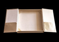 Contenitore a forma di di libro dell'imballaggio del regalo di nozze dorate con il ODM ambientale del nastro fornitore