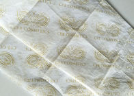 Colore bianco regolare stampato indumento dorato della carta velina del regalo di logo su misura fornitore