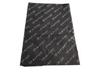 Carta velina in serie nera, carta da imballaggio del fiore conveniente con il logo stampata fornitore