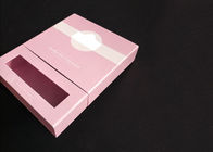 Scatola di carta magnetica rosa del regalo della chiusura con due strati intermedi e una chiara finestra fornitore