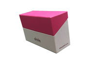 Contenitore di regalo di timbratura caldo del magnete che imballa superficie strutturata con colore rosa fornitore