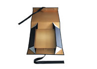 Il nero opaco d'imballaggio piegante della scatola della stagnola di logo caldo dell'oro per biancheria fornitore