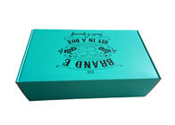 Stampi il nastro del contenitore di regalo della carta blu/inserzione della schiuma per l'imballaggio delle scarpe fornitore