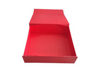 Logo caldo pieghevole magnetico rosso del nero della stagnola dei contenitori di regalo per l'imballaggio dei vestiti fornitore