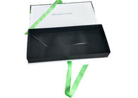 Logo UV piegante verde riciclato del punto su ordinazione delle scatole di presentazione del cartone con il nastro fornitore