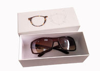 Scatole rigide su ordinazione personali, contenitori di regalo del cartone degli occhiali da sole con i coperchi fornitore