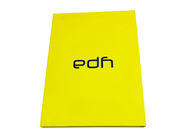 Contenitore di regalo a forma di del libro giallo di colore, contenitori di cappuccio del cartone con il fermo magnetico fornitore