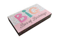 Progetti il regalo per il cliente fatto a mano variopinto della scatola a forma di libro che imballa per il vestito dalle ragazze fornitore