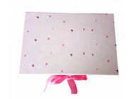Scatole rosa di spostamento di regalo di colore, contenitori di regalo su ordinazione che imballano per il vestito dalle ragazze fornitore