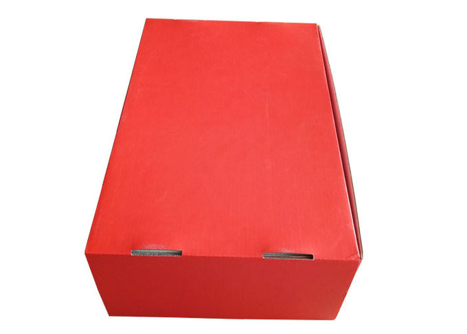 Contenitore di regalo di carta rosso di lusso, scatola d'imballaggio ondulata per i cappelli/imballaggio della decorazione