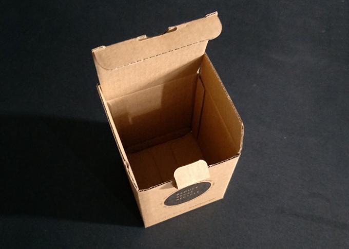 Contenitori commoventi di carta di piccolo cartone di Brown ondulati per trasporto d'imballaggio
