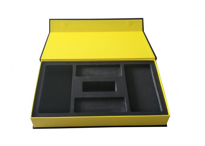 Superficie opaca d'imballaggio elettronica della laminazione della scatola a forma di libro magnetico nero opaco