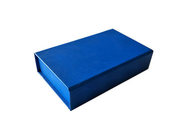 Porcellana Contenitori di regalo pieganti di colore blu scuro puro per l&#039;imballaggio dell&#039;abito dei vestiti fabbrica