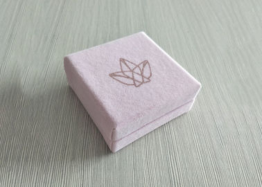 Porcellana Vassoio interno di velluto del contenitore dell&#039;inserzione rigida rosa del coperchio per l&#039;OEM/ODM dell&#039;anello dei gioielli disponibili fabbrica