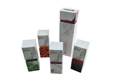 Porcellana Fatto a mano uv del vario dei cosmetici del cartone di regalo dei contenitori punto lucido della laminazione fabbrica