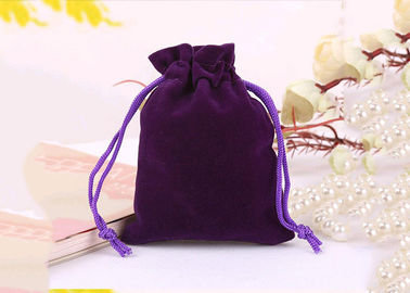 Porcellana Di prim&#039;ordine riciclabile materiale del nero della borsa del cordone del velluto di Fashional fabbrica