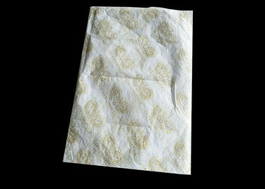 Porcellana Colore bianco regolare stampato indumento dorato della carta velina del regalo di logo su misura fabbrica