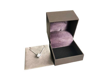 Contenitori di regalo dei gioielli della carta di imballaggio della collana, scatole di presentazione del cartone per le donne