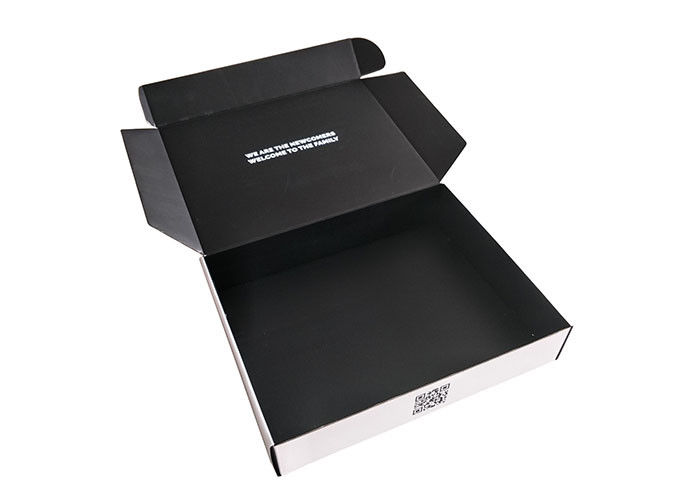 Il contenitore di regalo lucido ondulato della carta della laminazione, annerisce il contenitore d'imballaggio stampato di cartone fornitore