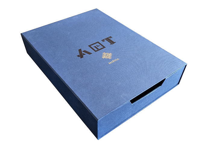 La scatola di carta scorrevole blu-chiaro accetta rispettoso dell'ambiente riciclabile su ordinazione fornitore